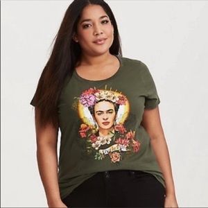 💚Torrid Frida Kahlo Viva la Vida Tee